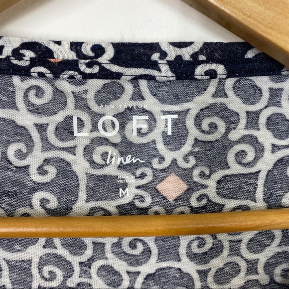 Loft 100% Linen Top Medium - Picture 2 of 6